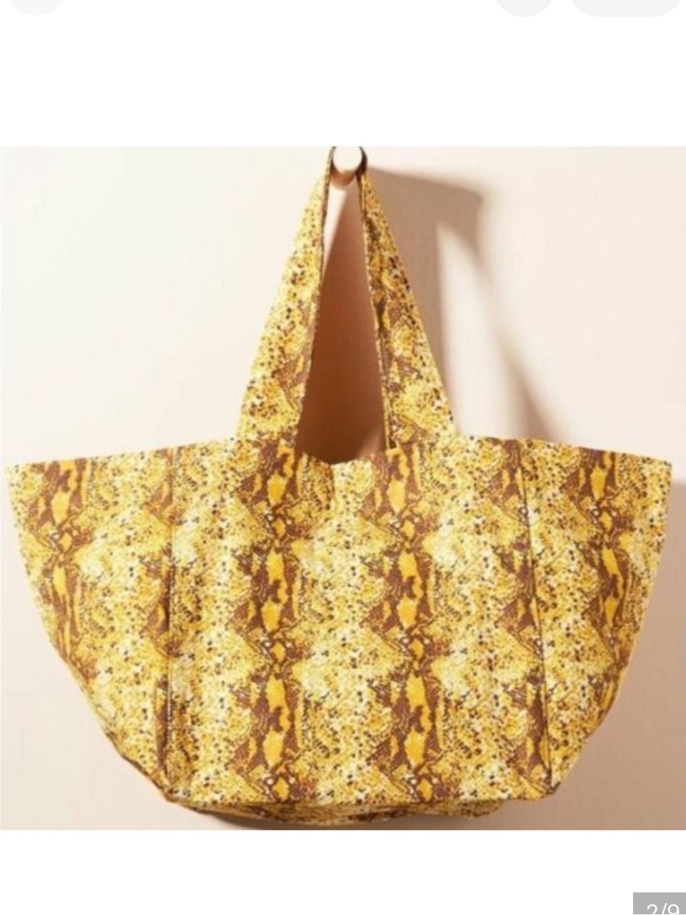 Faithfull the Brand Sorrento Tote bag Dawn animal print